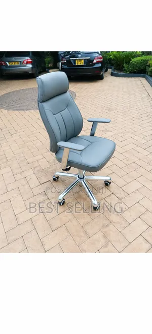 High Back Ergonomic Leather Office Chair