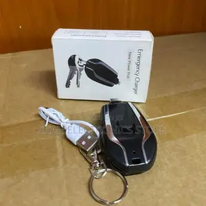 Emergency Charger Power Bank Mini Keychain Portable1500mAh Outdoor
