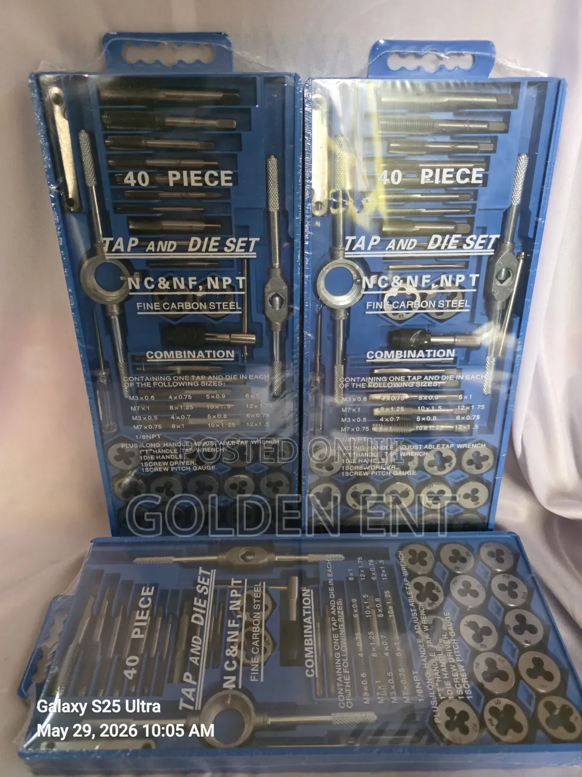 40 Pieces Tap Die Set/ Tap Die Set