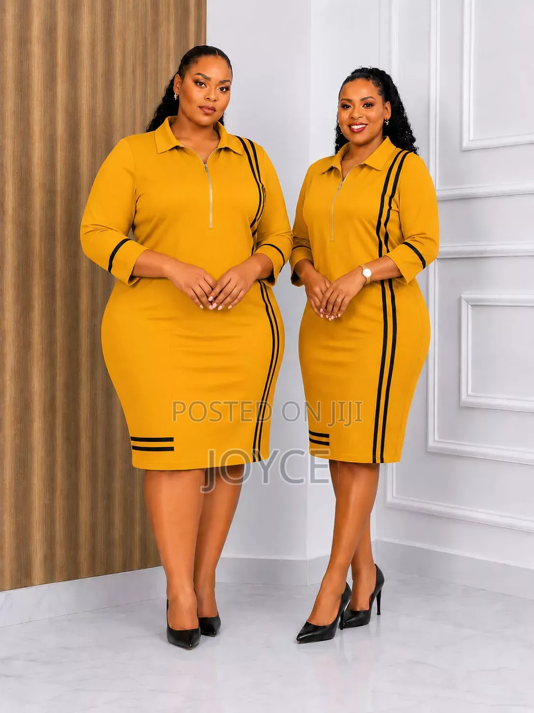Straight Dress With a Zip