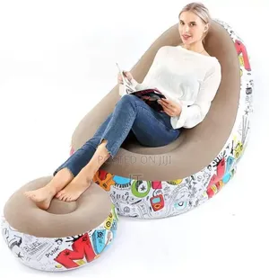 Inflatable Lazy Sofa With Footrest