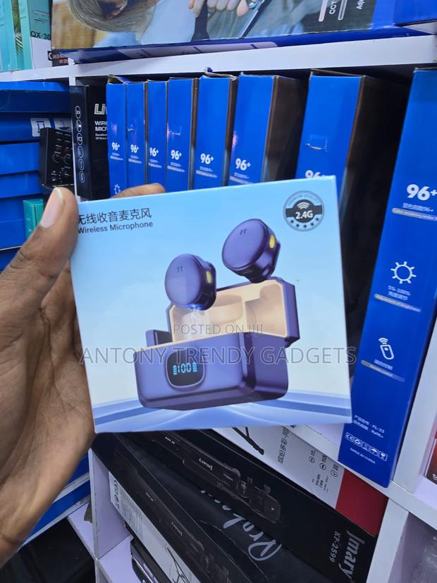 Q8 Dual Clip-on Wireless Mic for Android iPhone Recording - thumbnail 2