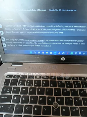 New Laptop HP EliteBook 840 G3 1.5GB Intel Core i3 HDD+SSD 500GB