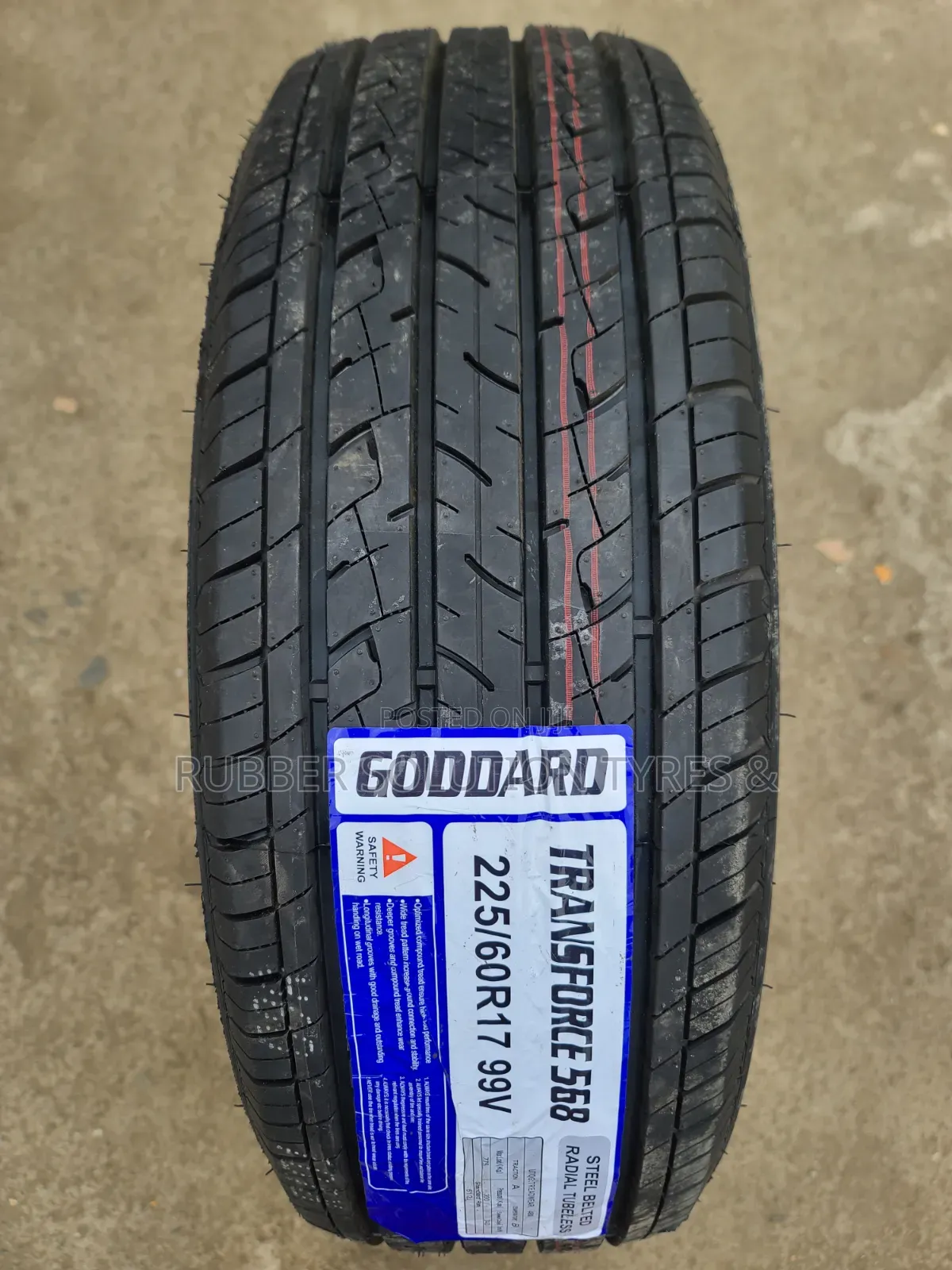 225 /60 R17 Goddard Tyres 99V TRANSFORCE 568