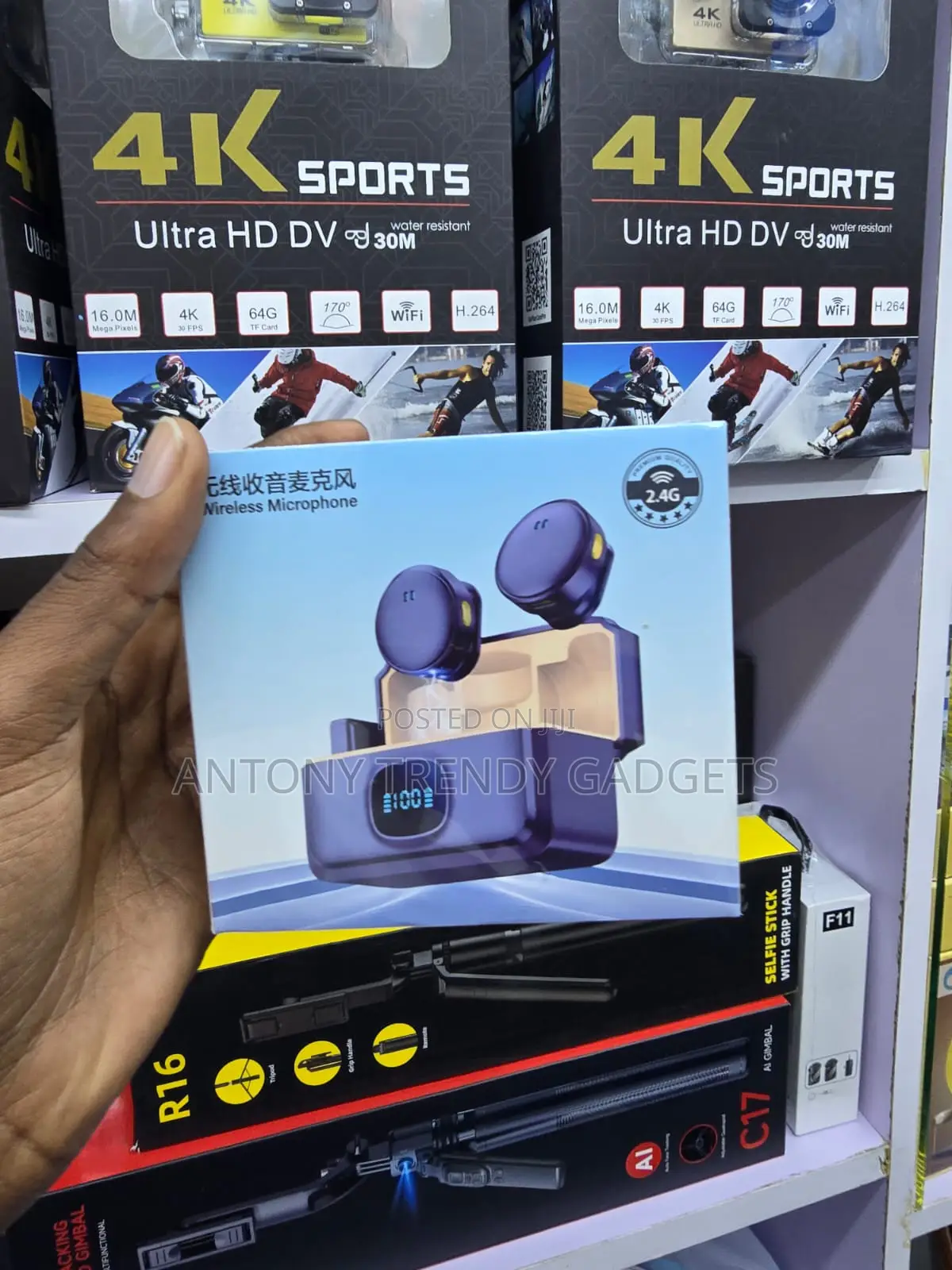 Q8 Dual Wireless Microphone Noise Reduction Plug Play