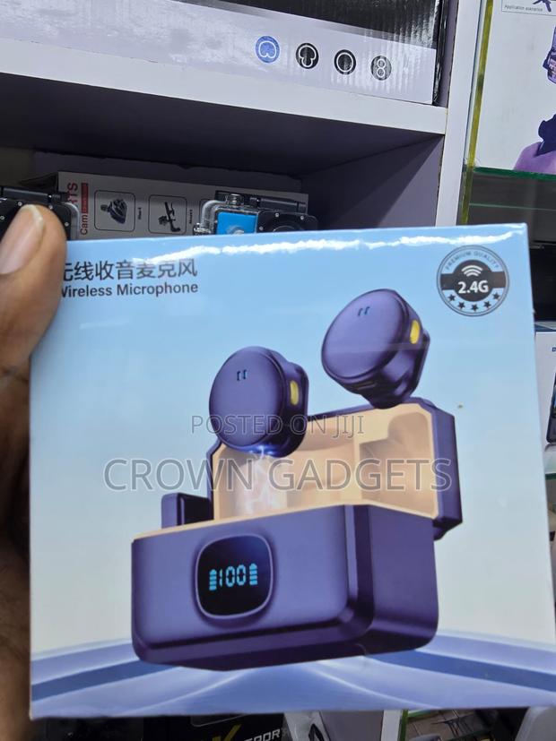 Q8 Type-C Plug Play Wireless Microphone With LED Display - thumbnail 3
