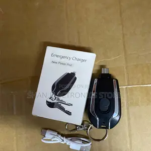 Mini Emergency Power Pod Keychain 1500mAh Type-C Pocket-Sized