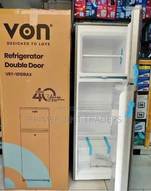 VON 181L Double Door Fridge – Reliable Freshness for Everyday Living