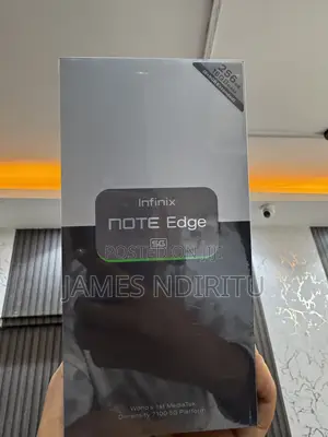 New Infinix Note Edge 256 GB Black