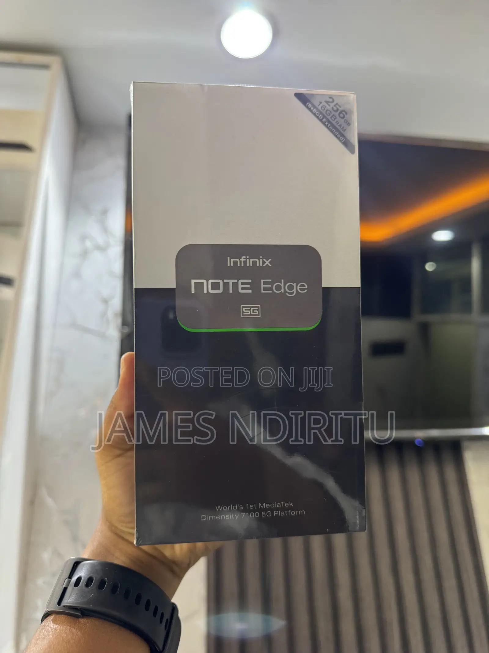 New Infinix Note Edge 256 GB Black