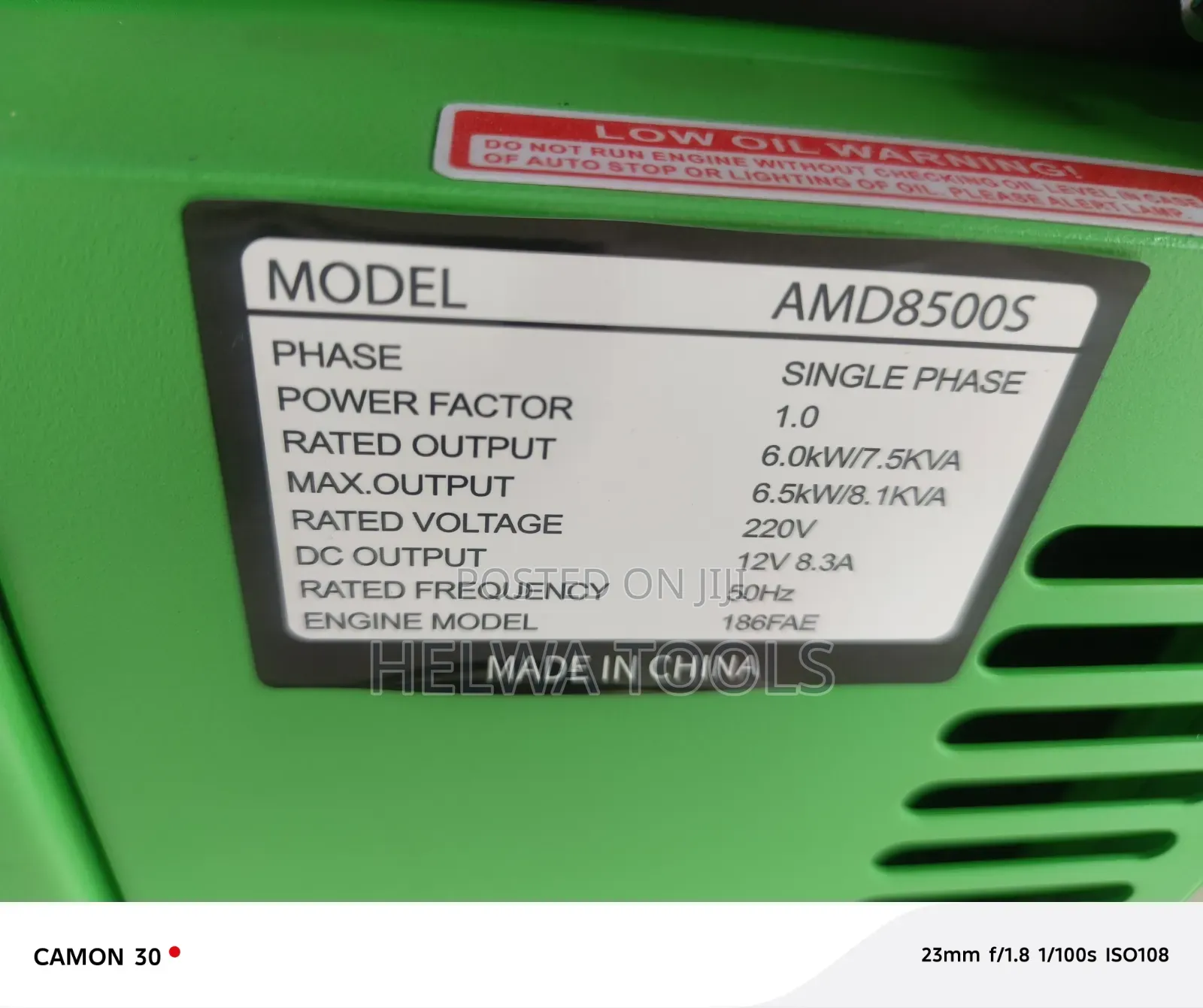 Silent Generator /Diesel Silent Generator 7.5 Kva