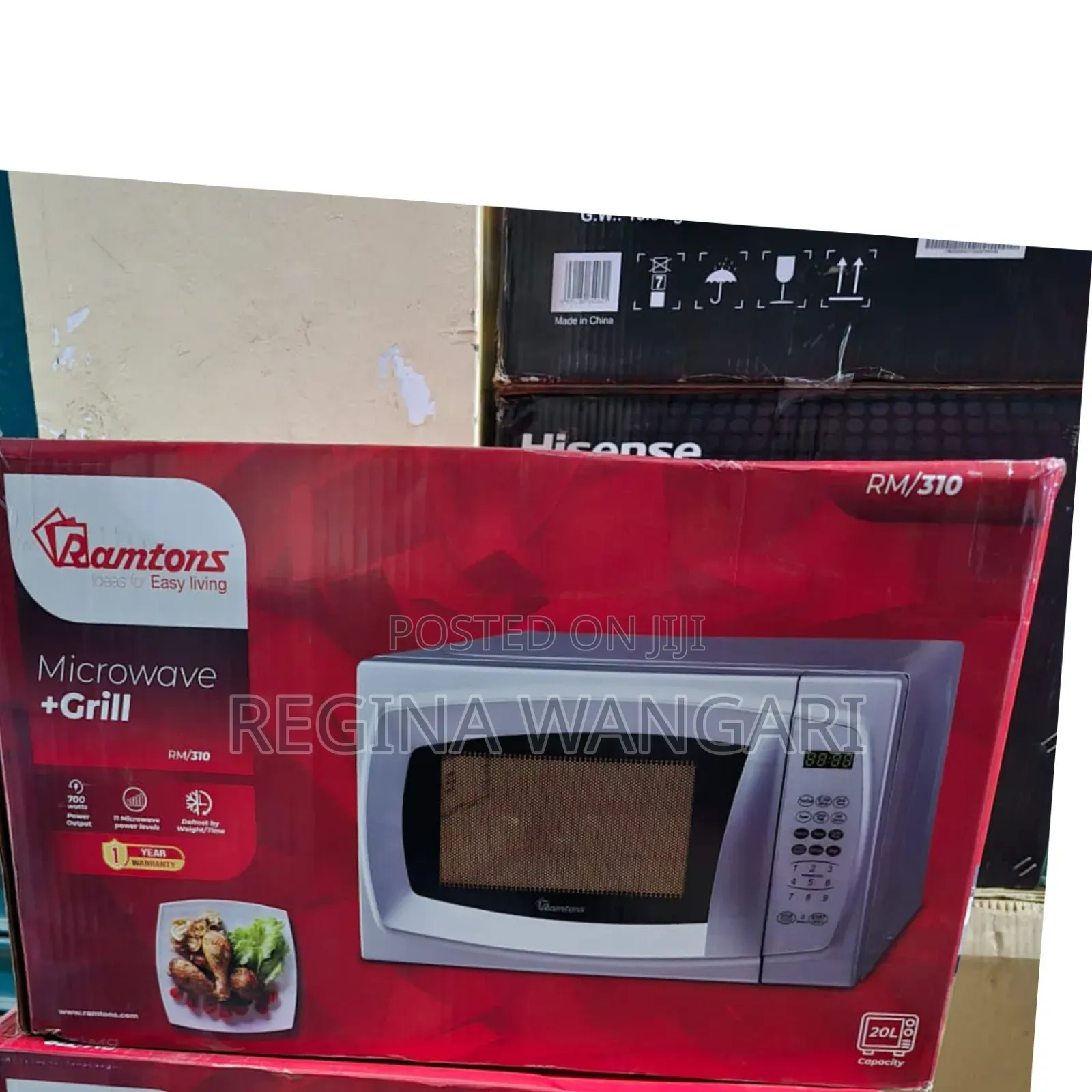 Ramtons Microwave Digital 20Litres With Grill RM310