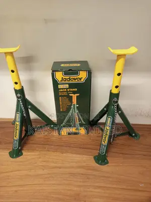 2-Ton Adjustable Steel Jack Stands (Pair) - 2000kg Capacity