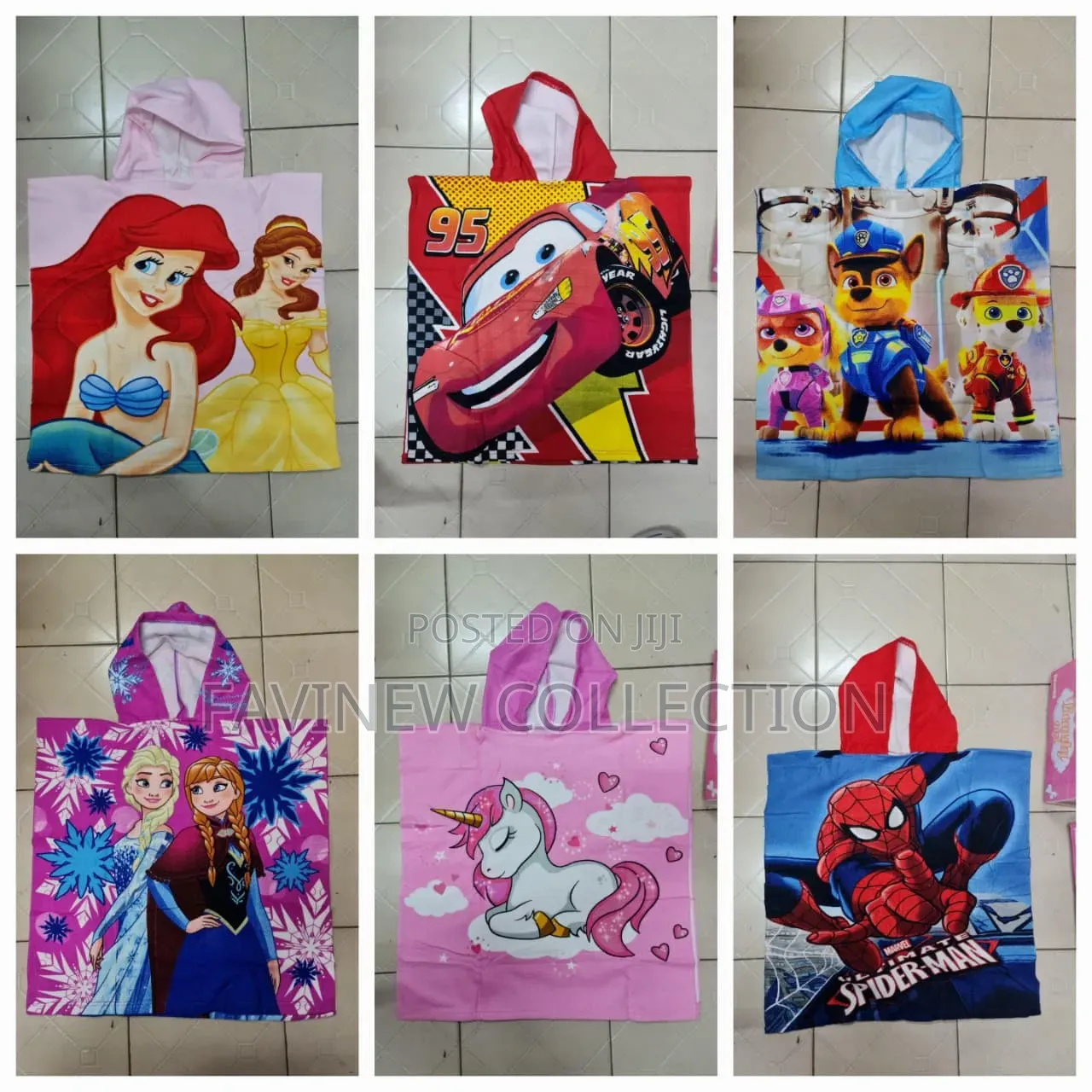 Cartoon Themed Hooded Towel