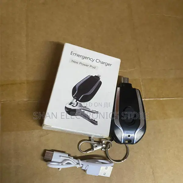 Safe Sound Emergency 1500mAh Mini Power Bank Designed Keychain Charger