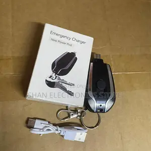 Safe Sound Emergency 1500mAh Mini Power Bank Designed Keychain Charger