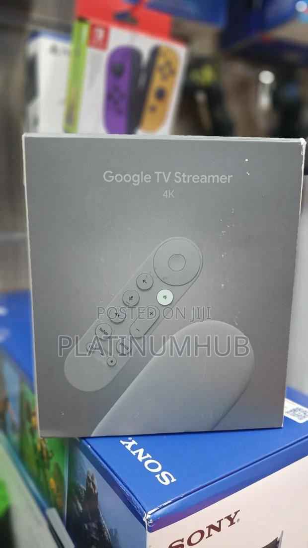 Grey Google TV Streamer - main view