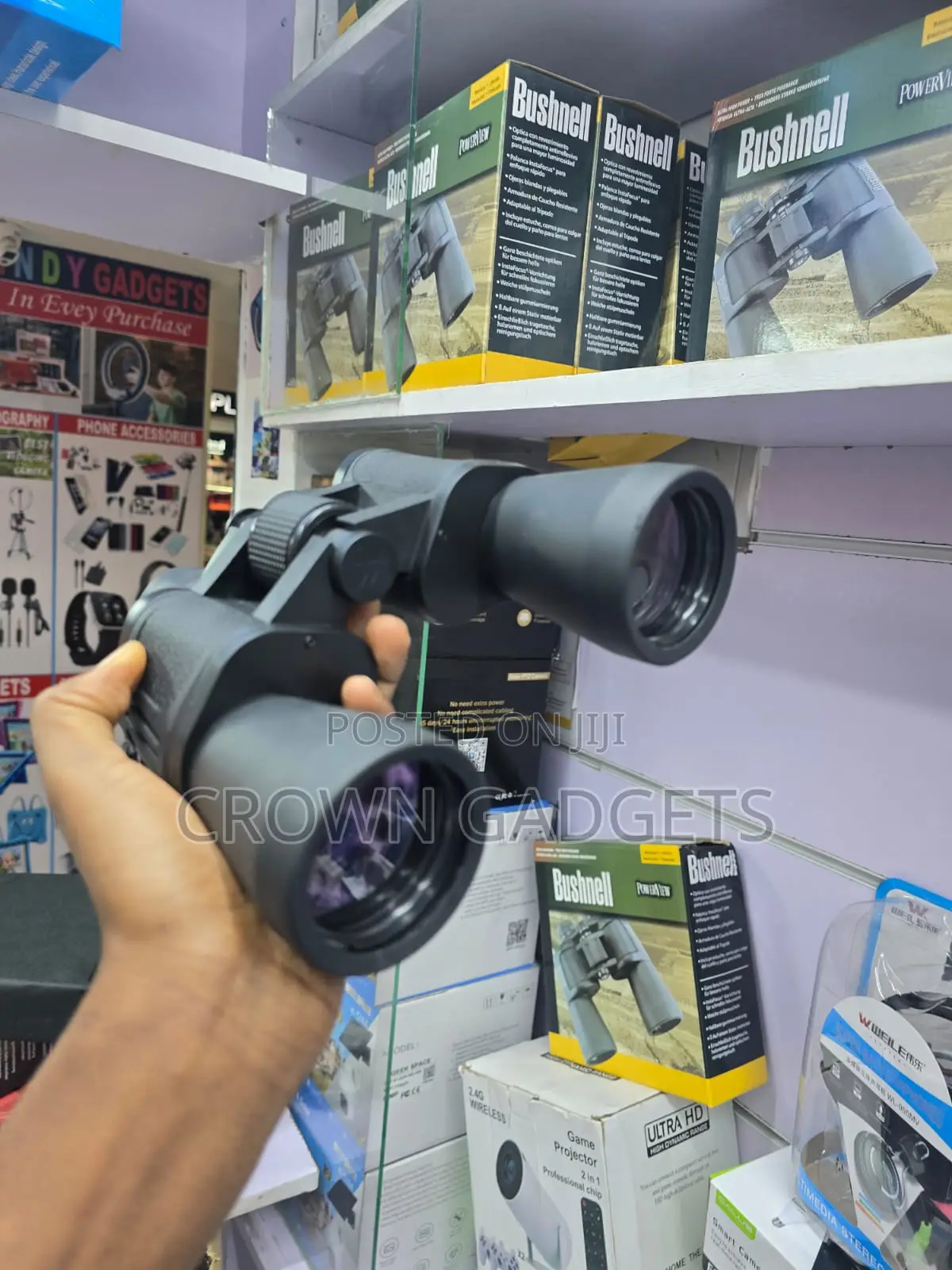 Bushnell PowerView 60x60 Binoculars With Carrying Bag