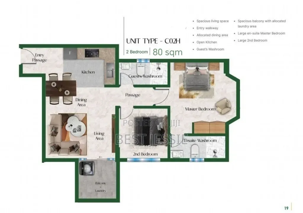 2bdrm Apartment in Hurlingham for sale