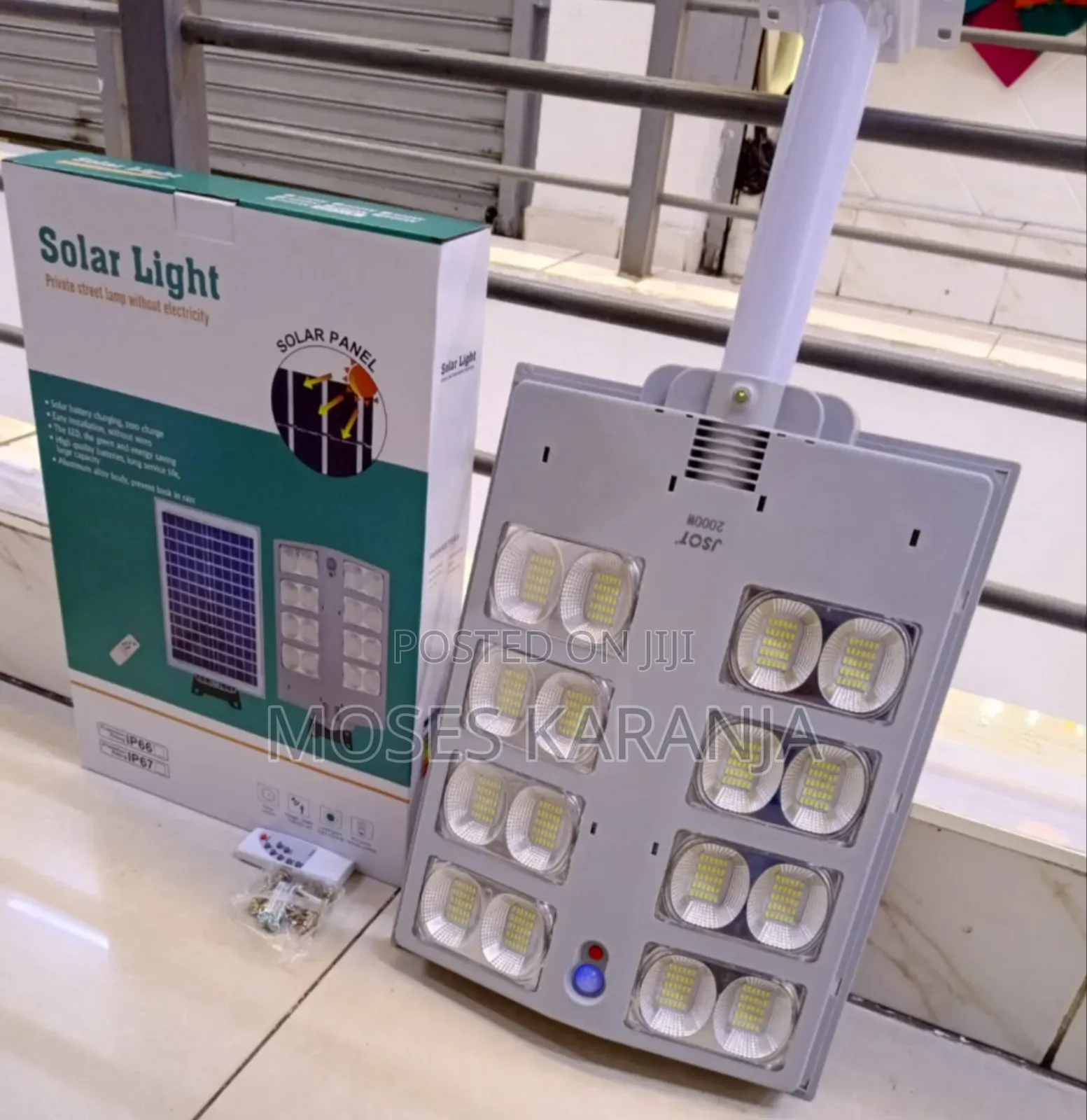 JSOT 2000W Solar Street Light With Remote
Description: