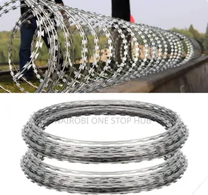 10M Galvanised Razor Wire