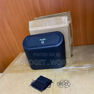 Multipurpose Mini Car Waste Basket With Lid – Waterproof Storage Cup