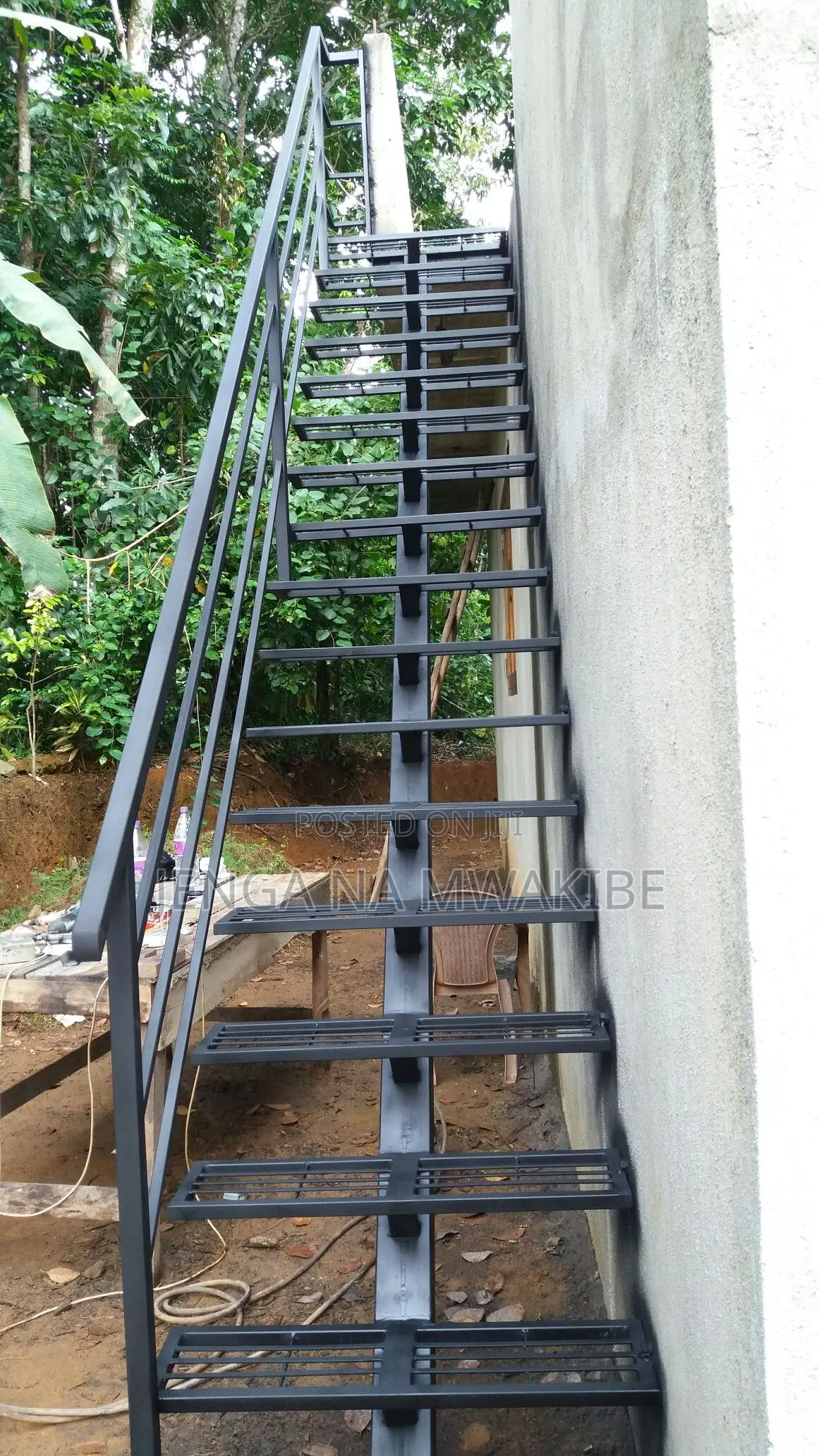 Steel Fabricated Staircase Installation