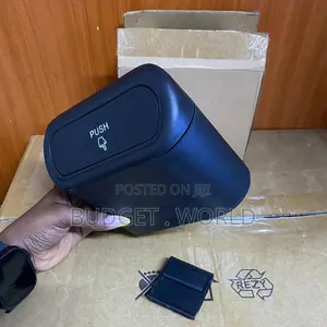 Compact Car Trash Cup With Lid – Leakproof Mini Waste Bin