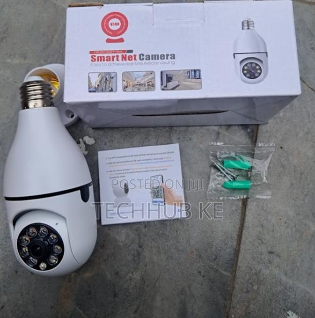 Smart Wireless WiFi Bulb Camera 360° PTZ | Single Lens Panoramic CCTV - main view