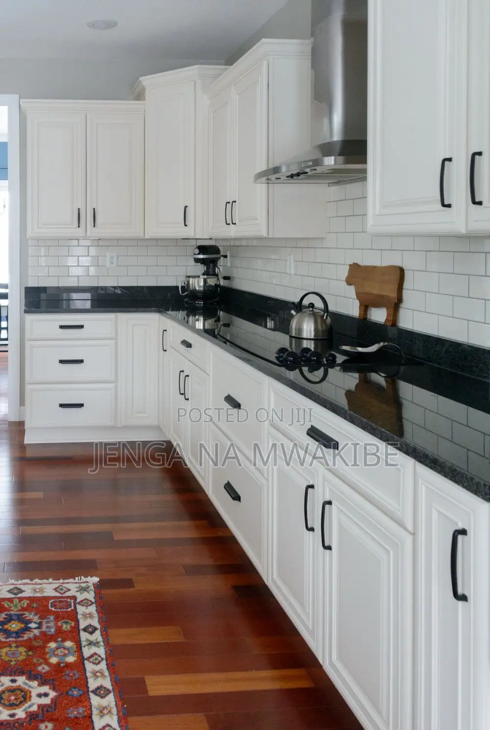 Modern White Board Cabinet Installation
