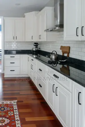 Modern White Board Cabinet Installation