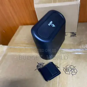 Portable Waterproof Car Trash Can – Push Cover Mini Dustbin
