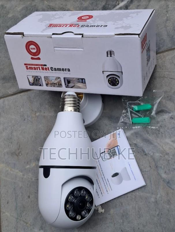 Bulb CCTV V380 Single Bulb Cameras Available in Stock for Security - main view