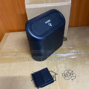 Multifunction Mini Auto Trash Bin With Push Lid Waterproof Design