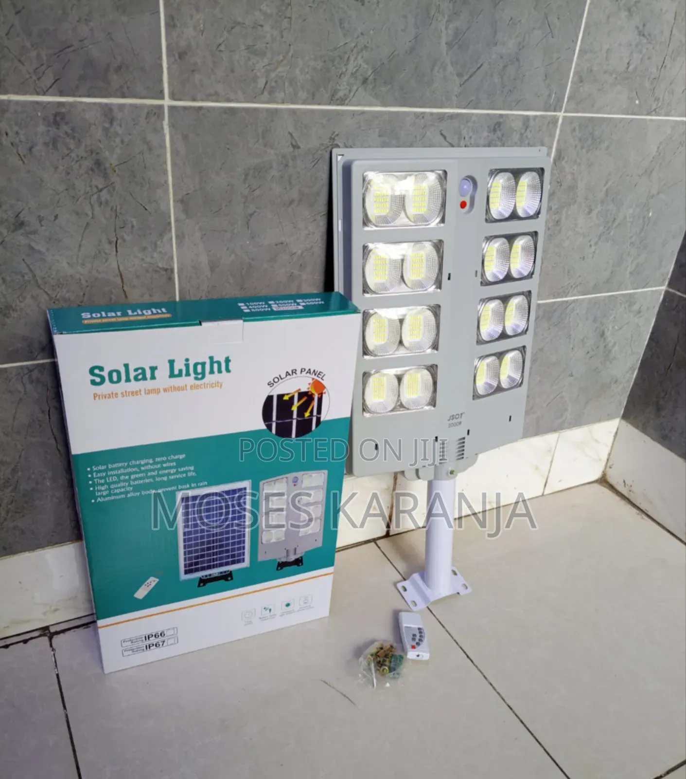 2000W Solar Powered LED Security Light