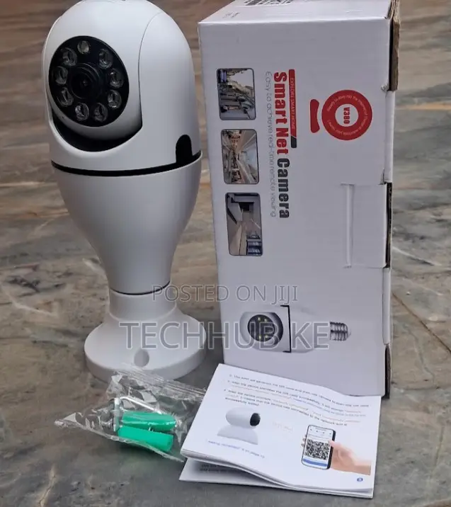Bulb PTZ WiFi Security Camera 360° Wireless Smart CCTV Camera