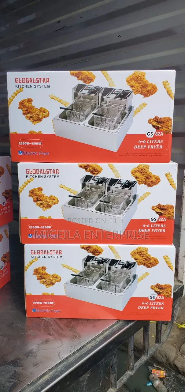 Double Deep Fryer Global Star