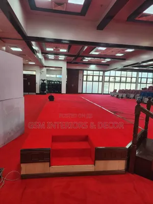 Wall to Wall Red Carpets on Altar and Dais