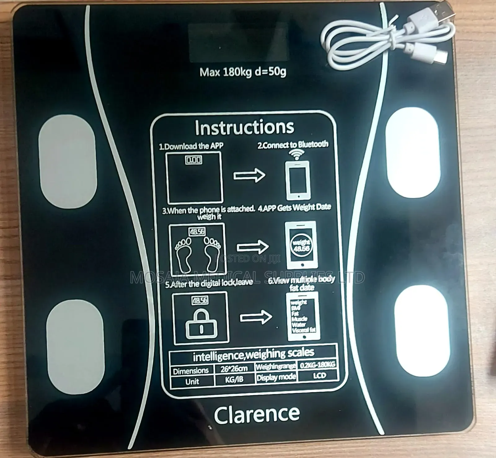 Bathroom Weighing Scale Digital Display