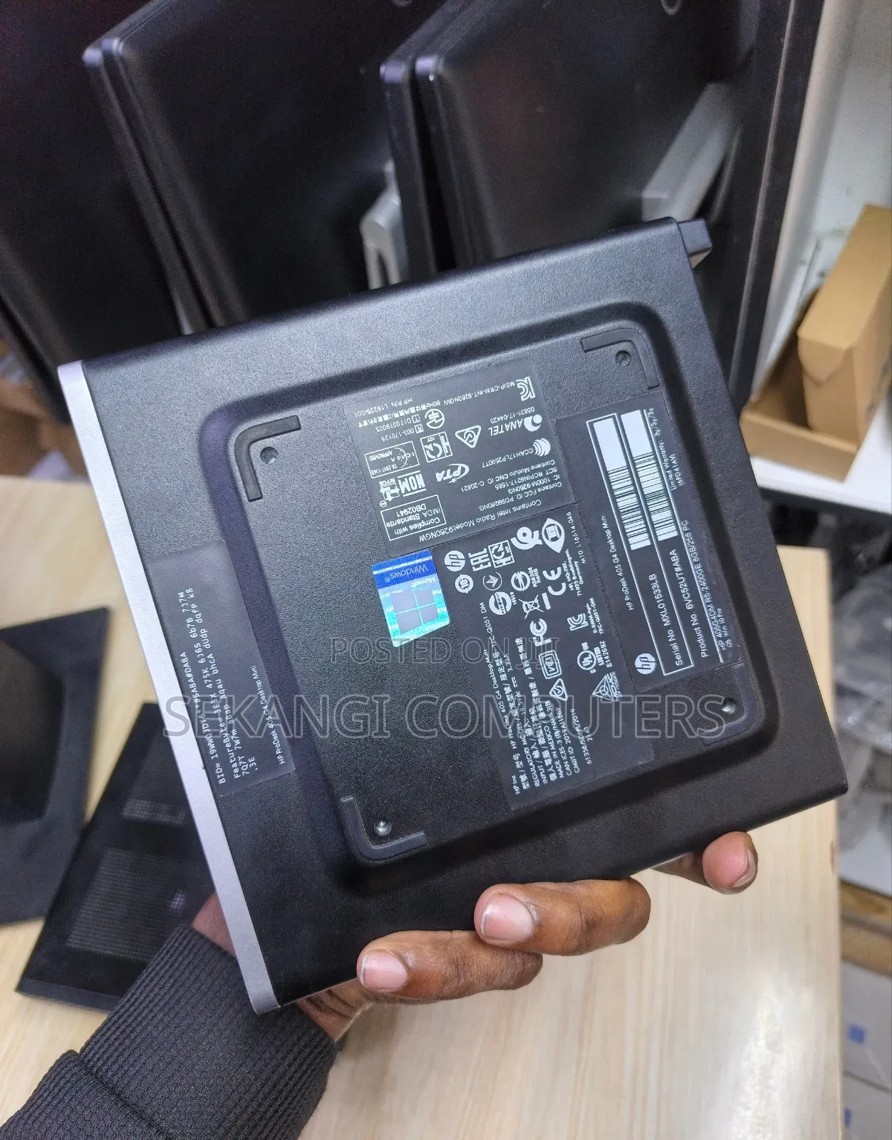 Desktop Computer HP ProDesk 400 G4 8GB AMD Ryzen 5 HDD 500GB