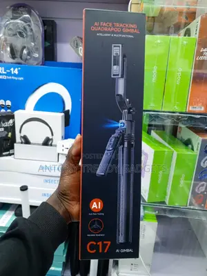 C17 AI Face Tracking Gimbal Tripod 360° Auto Tracking Stand