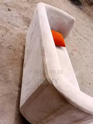 Modern Curved White Sofa