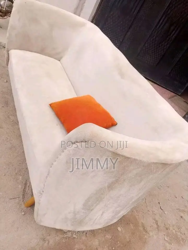 Modern Curved White Sofa