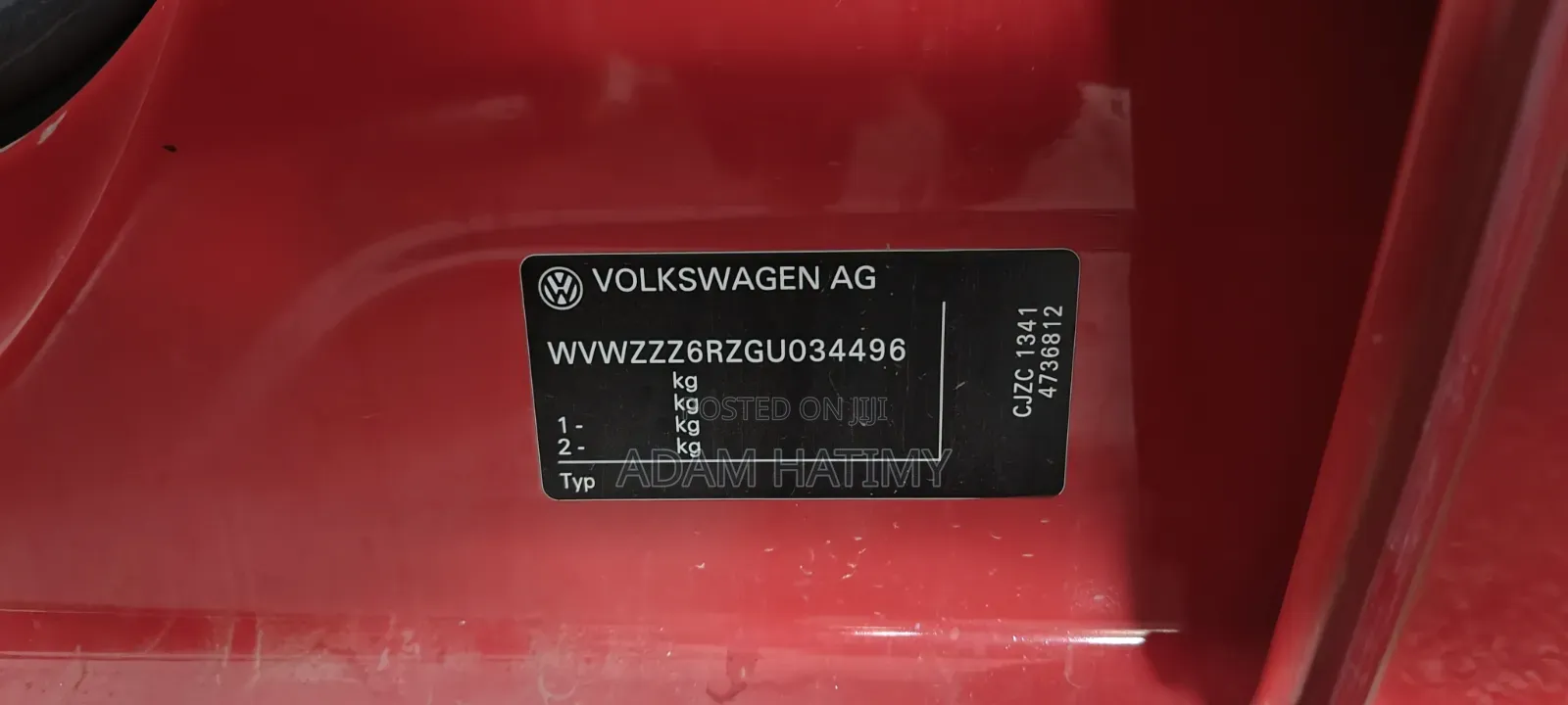 Volkswagen Polo 2016 Red