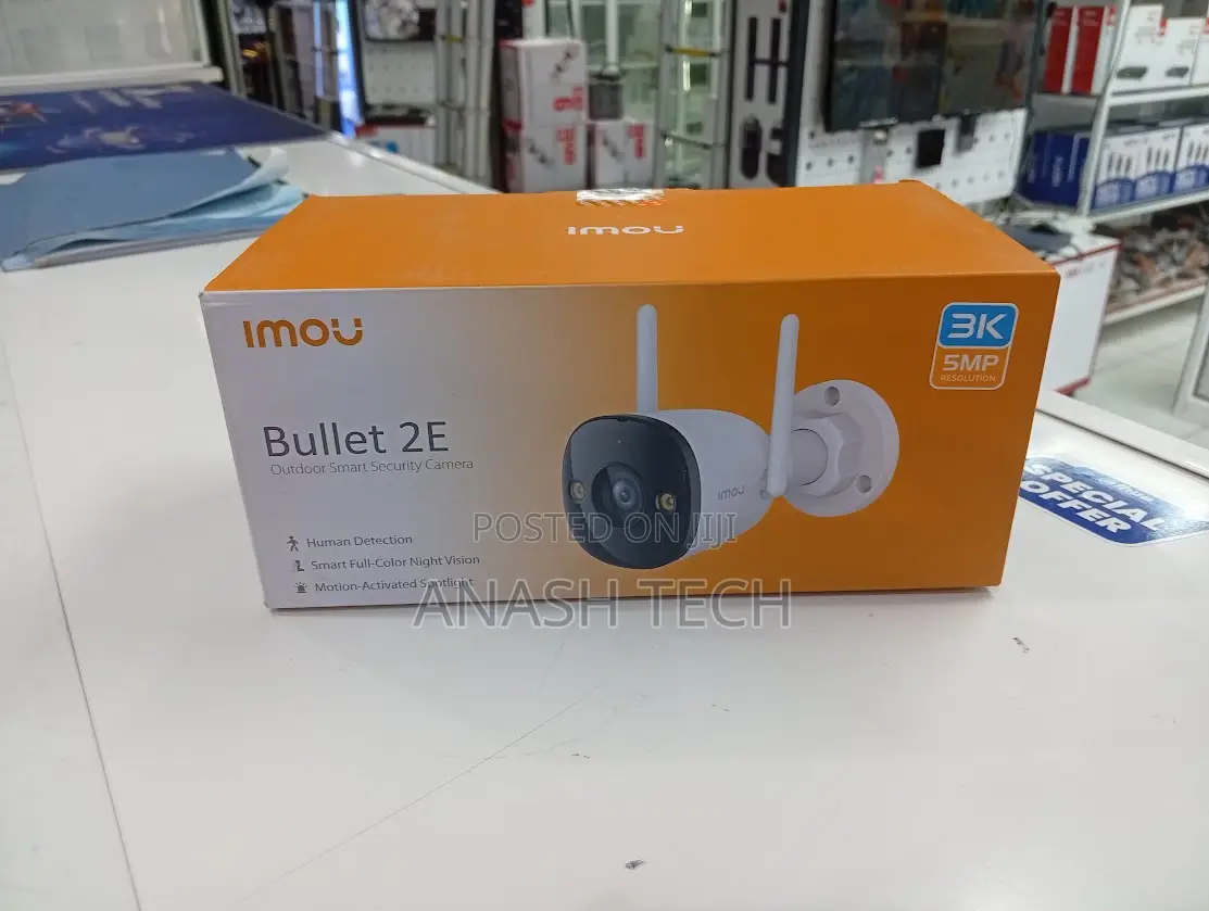 Bullet 2E 4MP Smart Outdoor Wi-Fi Camera With Night Vision
