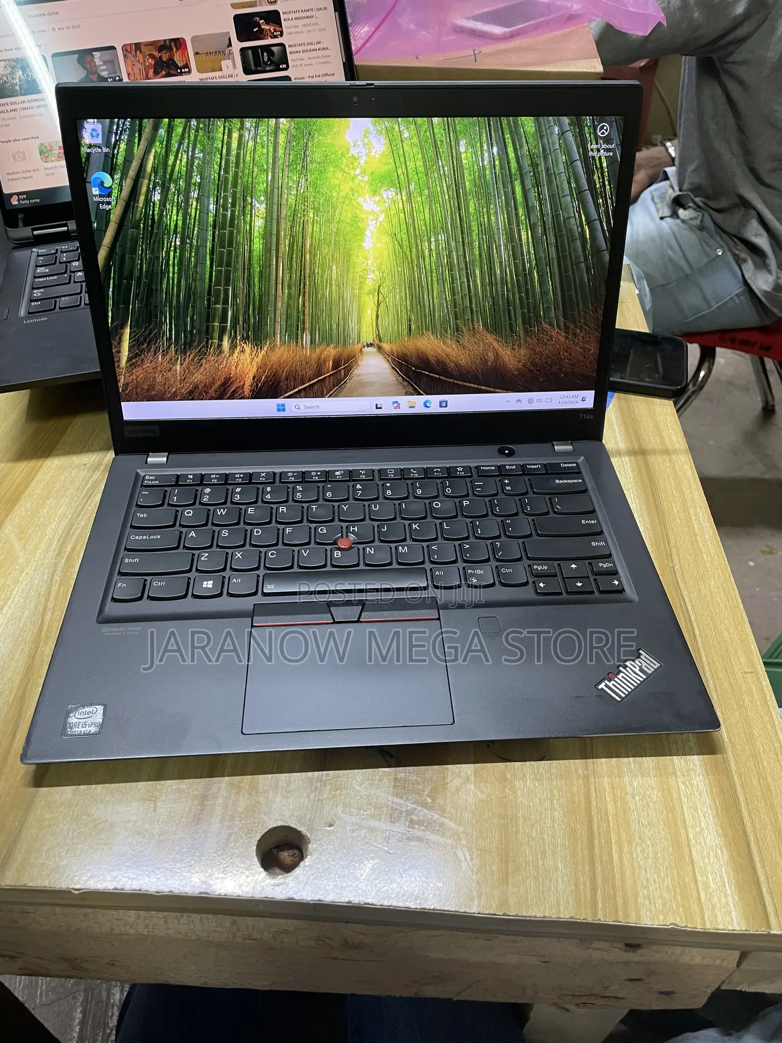Laptop Lenovo ThinkPad T14s Gen 1 8GB Intel Core i5 SSD 256GB