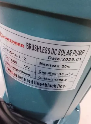 Stainless Steel Premier Brushless Dc Solar Pump 20m Head