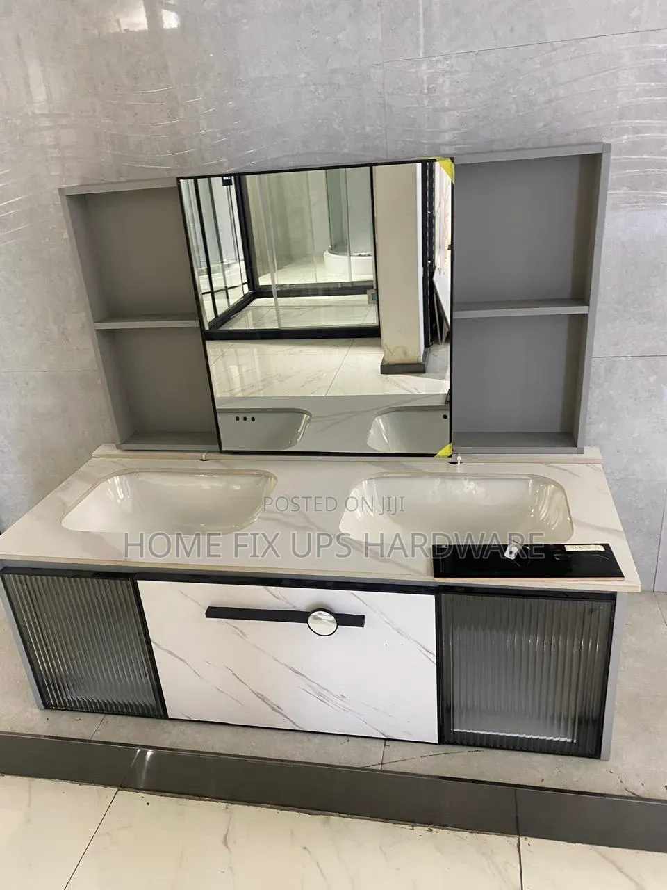 His and Hers Vanity Cabinet Set