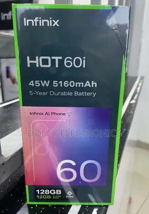 New Infinix Hot 60i 128 GB Black