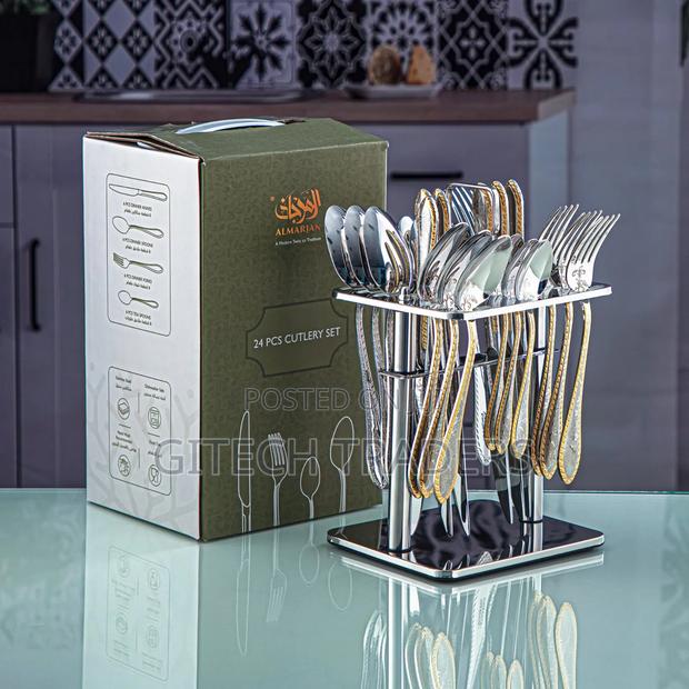24 PCs Stainless Cutlery Set - thumbnail 2